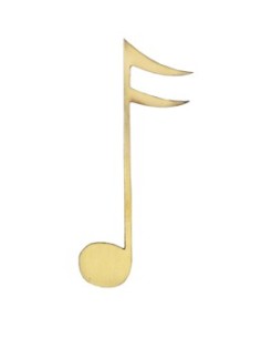 ALEGORIA SOLDART MUSICA 12 x 6 cm