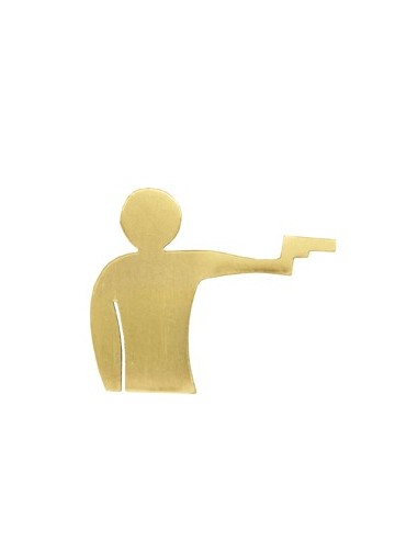 ALEGORIA SOLDART TIRO CON PISTOLA 8 x 7 cm
