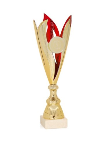 Copa ABS Oro/Rojo porta disco - 45-7031L/C
