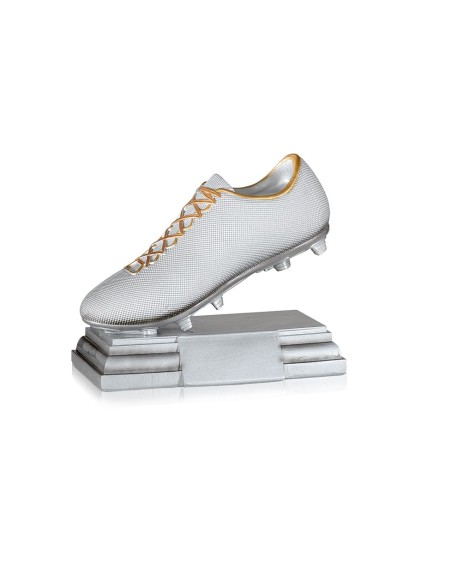 RESINA BOTA FUTBOL PLATA 17 x 19 CM