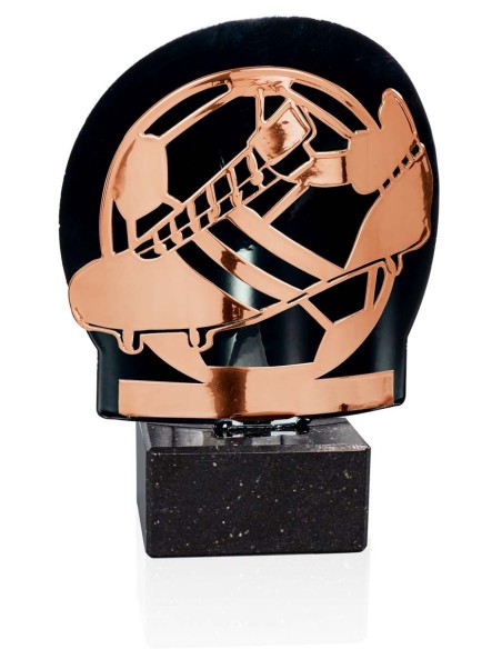 TROFEO METAL FUTBOL BRONCE