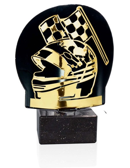 TROFEO METAL MOTOR ORO
