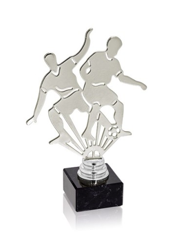 TROFEO METAL FÚTBOL DOBLE SERIE NTS METAL