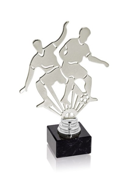 TROFEO METAL FÚTBOL DOBLE SERIE NTS METAL