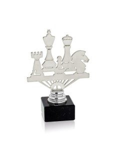 TROFEO METAL AJEDREZ SERIE NTS METAL