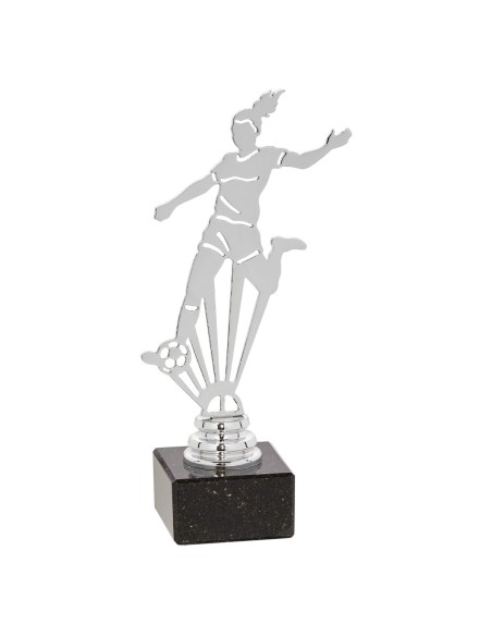 TROFEO METAL FÚTBOL FEM. SERIE NTS METAL