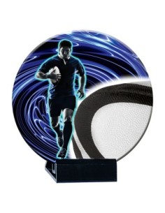 TROFEO DE CERAMICA RUGBY 16 CM