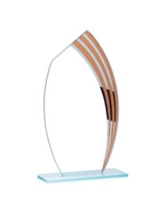 TROFEO CRISTAL ORO 22 CM