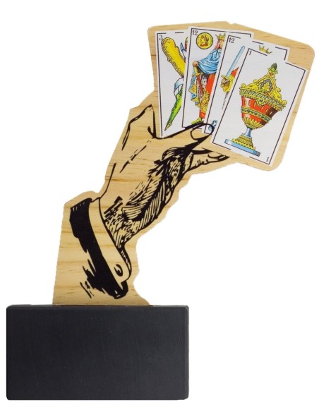 Trofeo de Resina Cartas - 6190