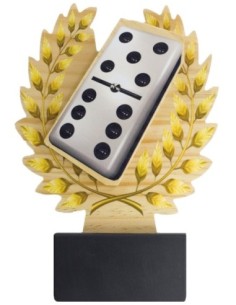 Trofeo de Resina Dominó - 6218-1