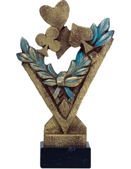 Trofeo de Resina Poker - 6245