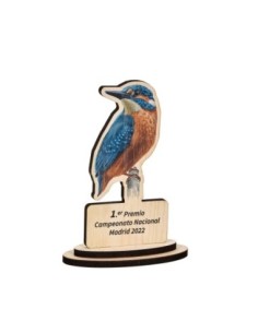 TROFEO MADERA RECORTADA 16 x 16 CM