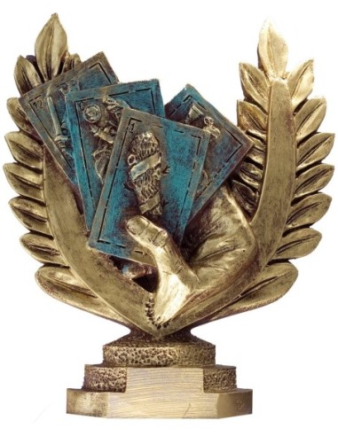 Trofeo de Resina Cartas - 6452