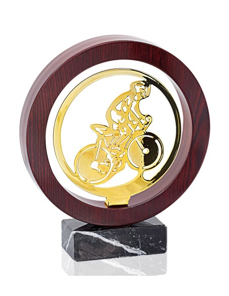 TROFEO MADERA/METAL CICLISMO