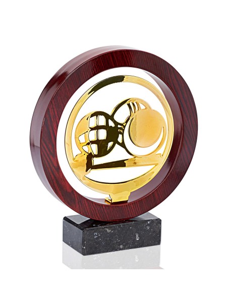 TROFEO MADERA/METAL PETANCA