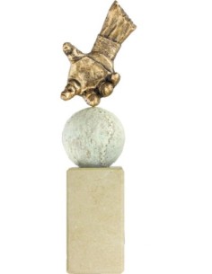 Trofeo de Resina Mano - 6818