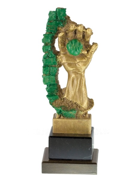 Trofeo de Resina Mano - 6849