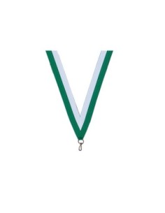 CINTA VERDE/BLANCA 22 mm