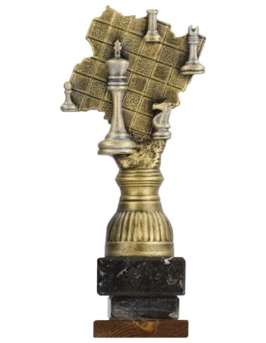 Trofeo de Resina Ajedrez - 6964B