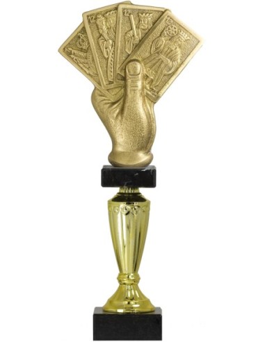 Trofeo de Resina Cartas - 6981