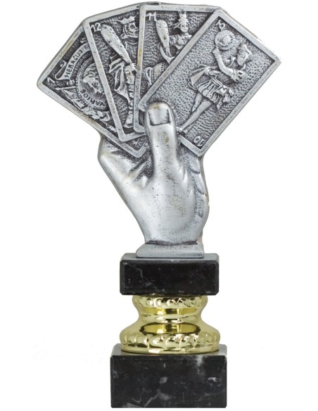 Trofeo de Resina Cartas - 6981
