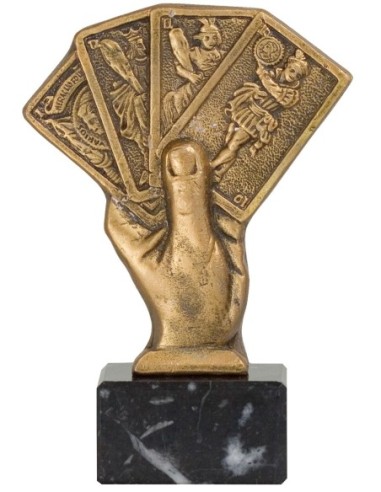 Trofeo de Resina Cartas - 6981
