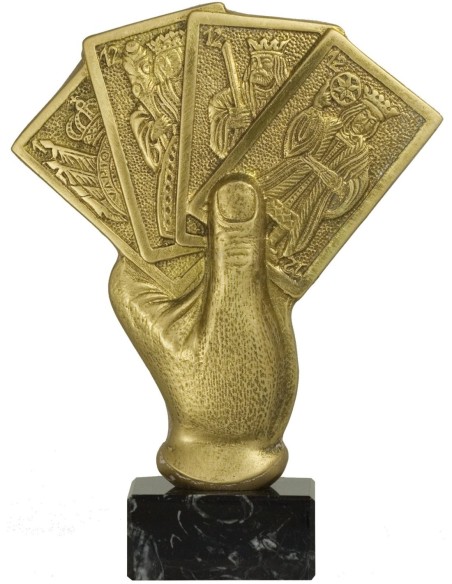 Trofeo de Resina Cartas - 6982