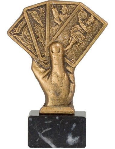 Trofeo de Resina Cartas - 6982