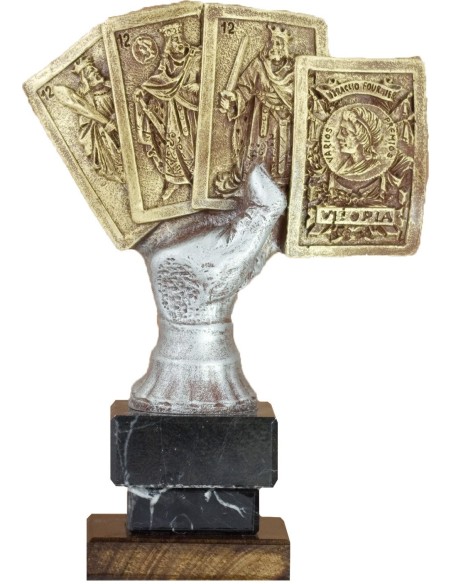 Trofeo de Resina Cartas - 6983