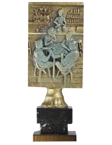 Trofeo de Resina Cartas - 6987