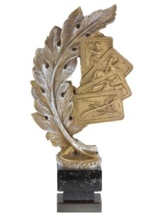 Trofeo de Resina Cartas - 6992