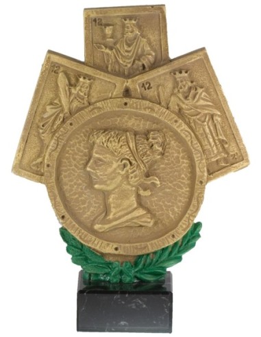 Trofeo de Resina Cartas - 6997