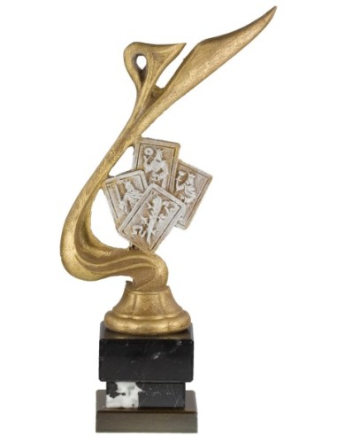 Trofeo de Resina Cartas - 6999