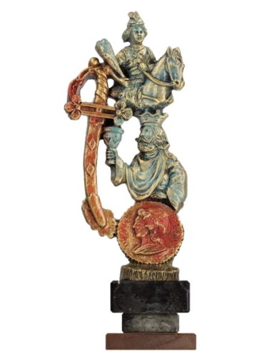Trofeo de Resina Cartas - 7003
