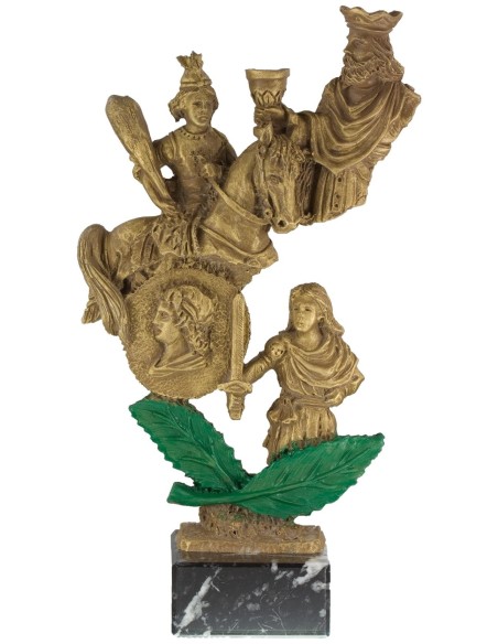 Trofeo de Resina Cartas - 7004