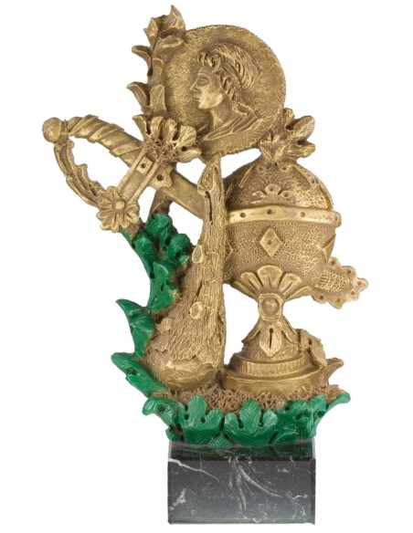 Trofeo de Resina Cartas - 7006