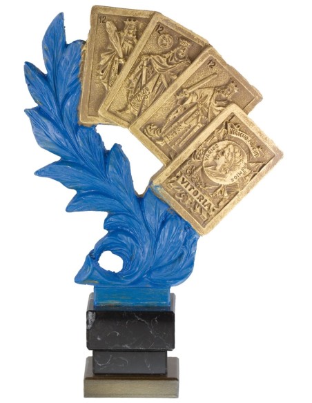 Trofeo de Resina Cartas - 7009