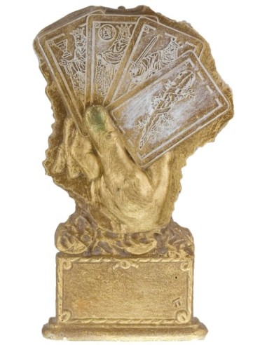 Trofeo de Resina Cartas - 7013