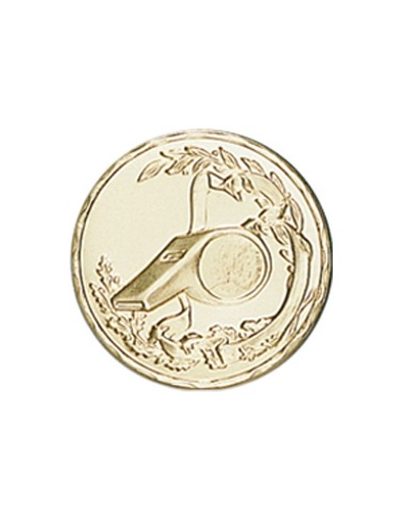 DISCO DORADO SILBATO Ø 2,5 CM