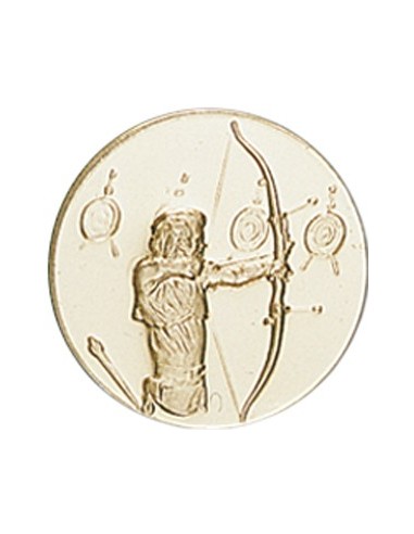 DISCO DORADO TIRO ARCO Ø 2,5 CM