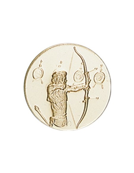 DISCO DORADO TIRO ARCO Ø 2,5 CM