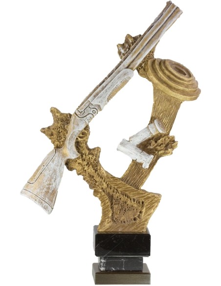 Trofeo de Resina Tiro Plato - 7297