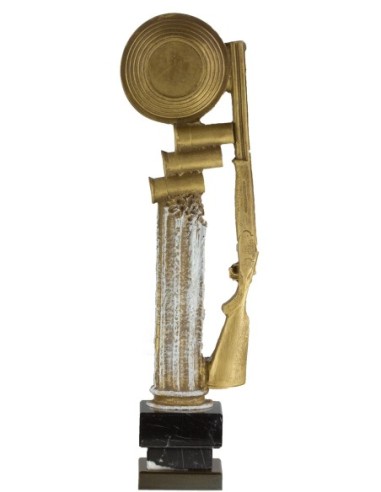 Trofeo de Resina Tiro Plato - 7298