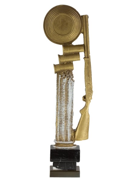 Trofeo de Resina Tiro Plato - 7298