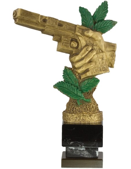Trofeo de Resina Pistola - 7303