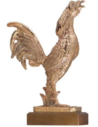Trofeo de Resina Gallo Cobre - 7308