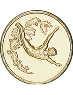 DISCO DORADO NATACION Ø 2,5 CM