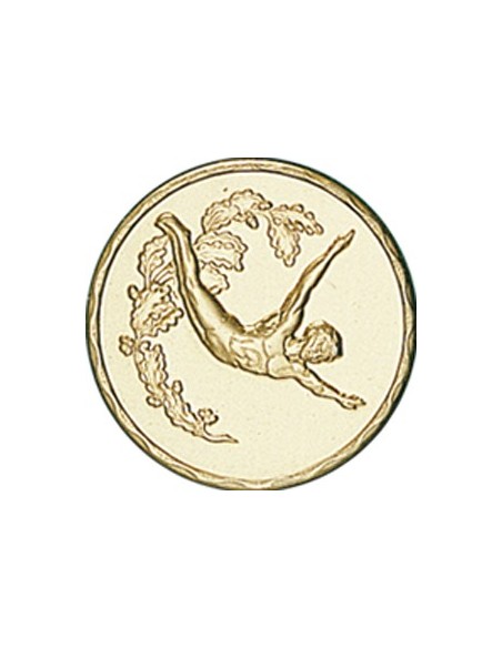 DISCO DORADO NATACION Ø 2,5 CM