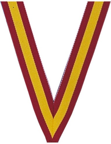 CINTA MEDALLA ESPAÑOLA COSIDA 22 mm
