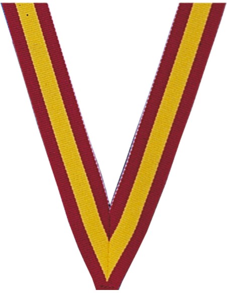 CINTA MEDALLA ESPAÑOLA COSIDA 22 mm